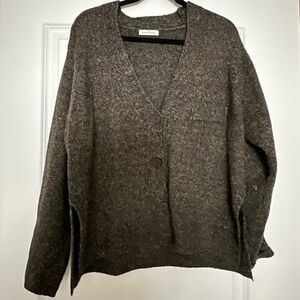 Neuflora Dark Gray Cardigan Sweater
